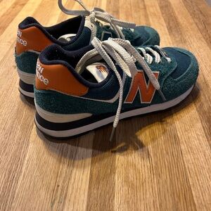 New Balance Men’s Teal and Orange Casual Shoes